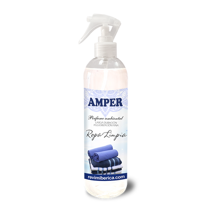 Ambientador Ropa Limpia | Aroma Fresco para Tejidos, Hogar y Coche

