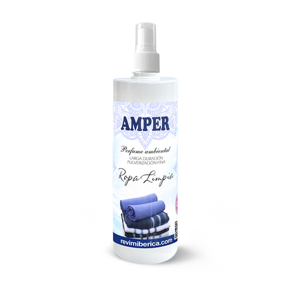 Ambientador Ropa Limpia | Aroma Fresco para Tejidos, Hogar y Coche