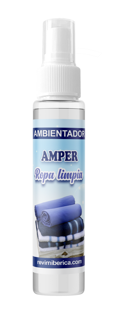 Ambientador Ropa Limpia | Aroma Fresco para Tejidos, Hogar y Coche
