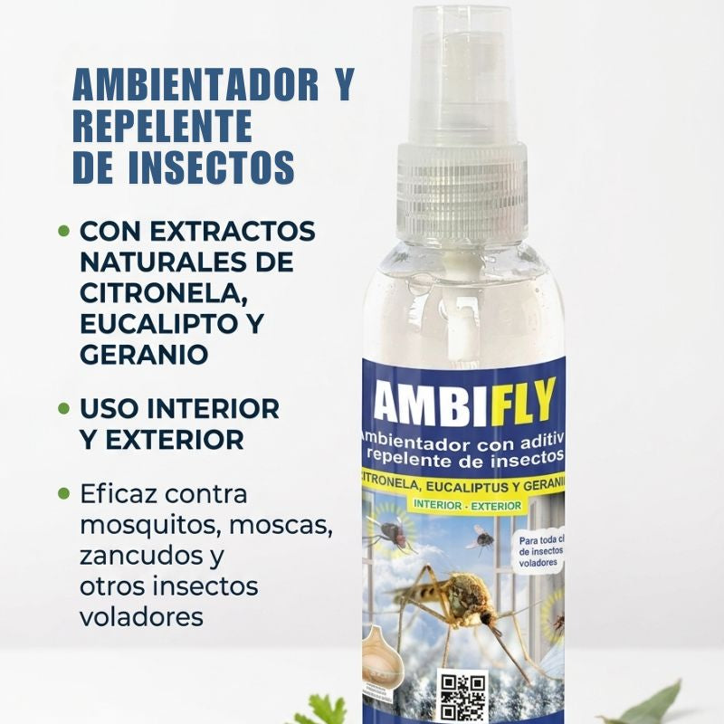 Ambientador Natural Antimosquitos AMBIFLY – Citronela y Eucalipto