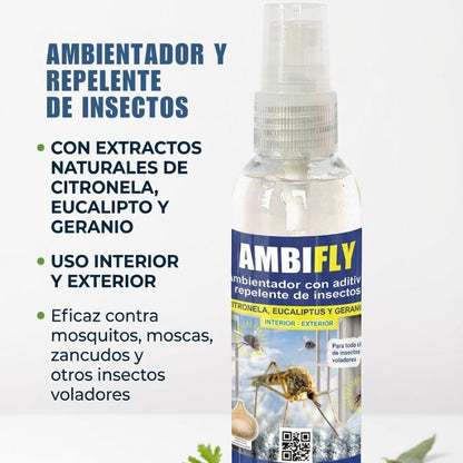 Ambientador Natural Antimosquitos AMBIFLY – Citronela y Eucalipto