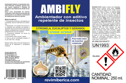 AMBIFLY. Ambientador con aditivo repelente de insectos