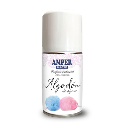 Ambientador aerosol, recambio difusor automático y manual. ROPA LIMPIA. Suave y fresco aroma. AMPER ROPA LIMPIA (250ml)