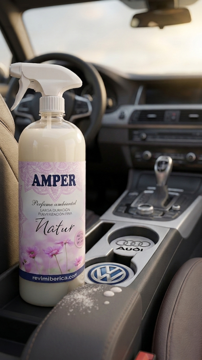 Ambientador NATUR | Aroma de Hierba Verde, Cítricos y Almizcle Blanco 🌿
