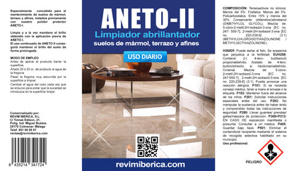 Fregasuelos Limpiador y Abrillantador ANETO-ll | Mármol, Terrazo y Suelos Delicados