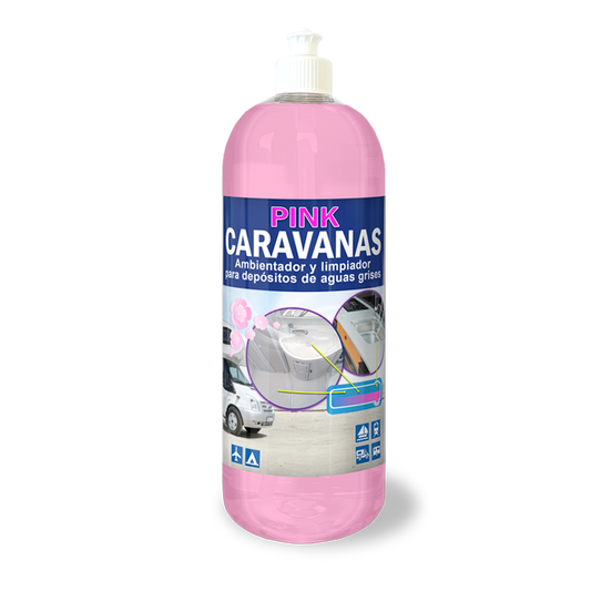 Aditivo Ambientador para Depósitos de Aguas Grises | Autocaravanas Limpias y Sin Olores. PINK CARAVANAS