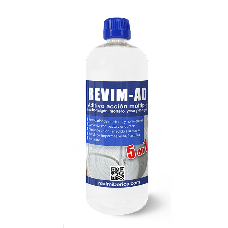 REVIM-AD – Aditivo profesional 5 en 1 para construcción y reformas