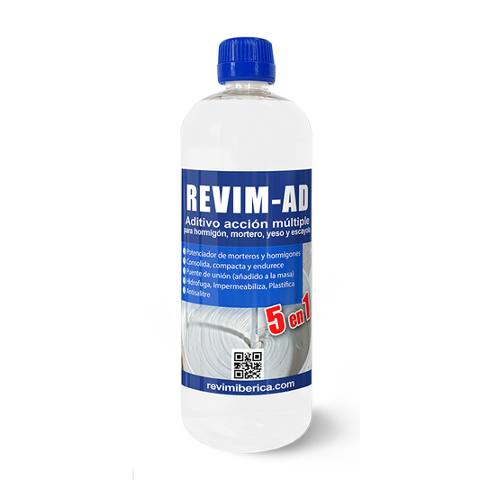 REVIM-AD – Aditivo profesional 5 en 1 para construcción y reformas