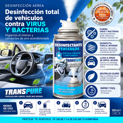 higienizar aire acondicionado coche, aerosol descarga total coche, eliminar malos olores