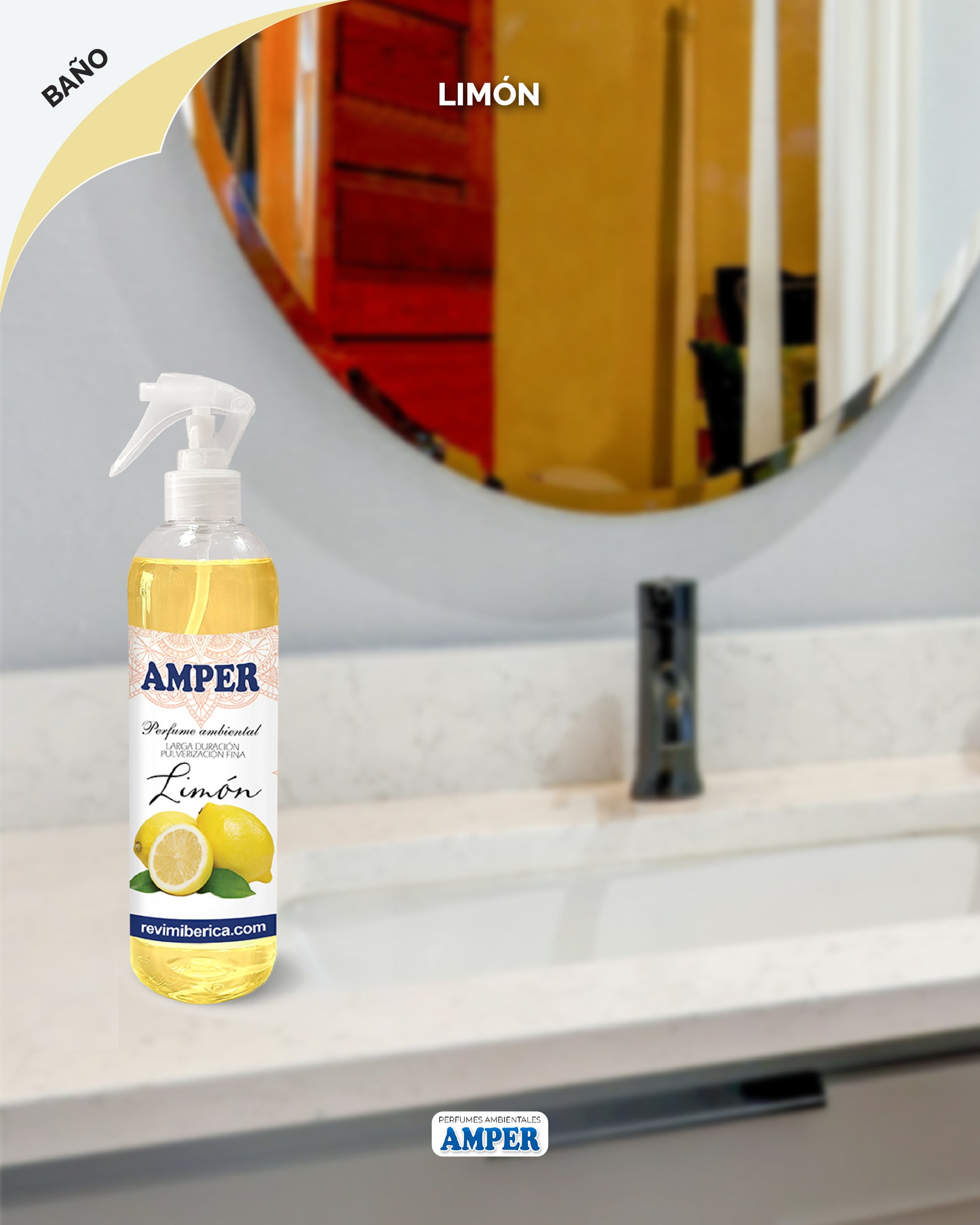 Ambientador profesional con esencia concentrada citrica y dulce con aroma a limoncello