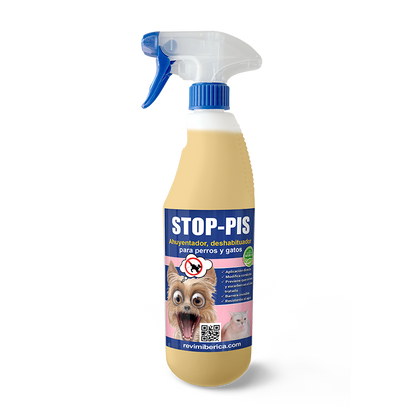 Antiorina de perros y gatos. Deshabituador de mascotas. Repelente para perros y gatos. Inofensivo. STOP-PIS