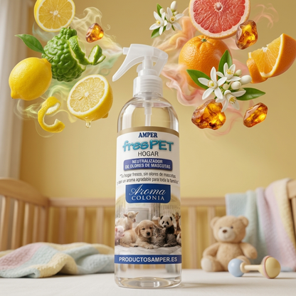 Bruma Perfumada para Perros | Aroma Chuches, Talco y Colonia | AMPER