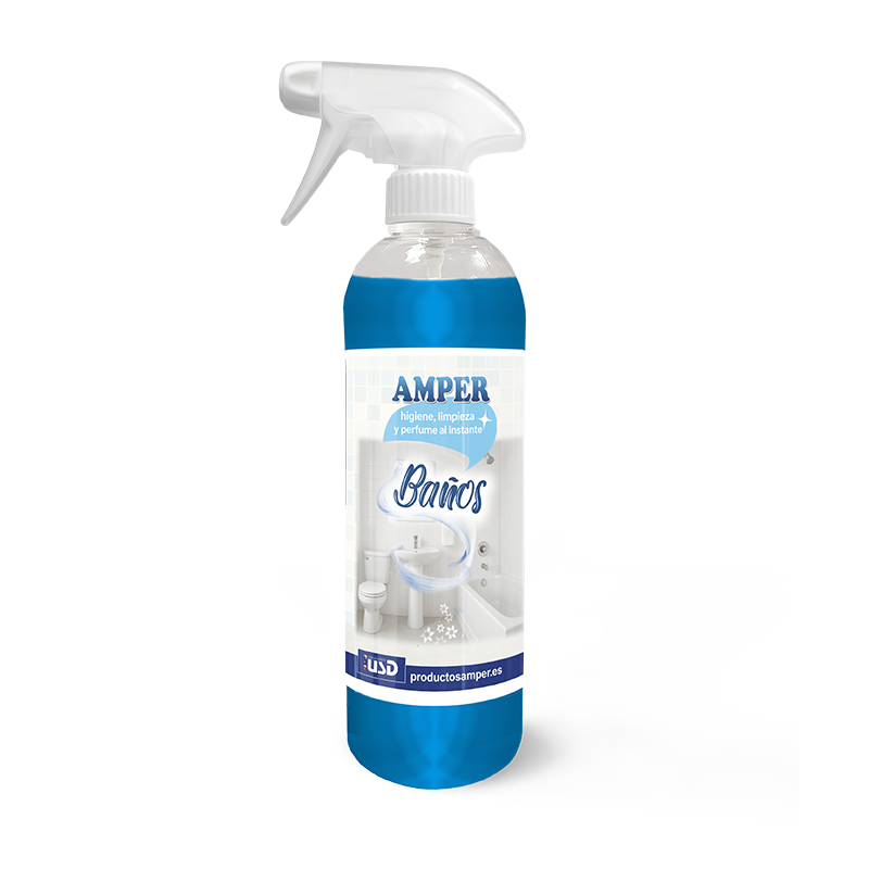 Limpiador de Baños AMPER – Lavabos, Retretes y Azulejos | Limpieza profunda y brillo