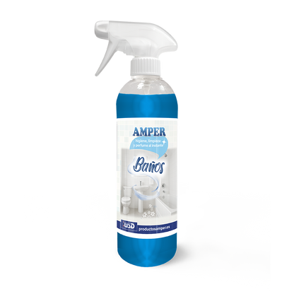 Limpiador de Baños AMPER – Lavabos, Retretes y Azulejos | Limpieza profunda y brillo