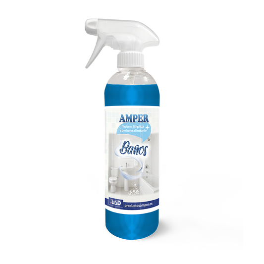 Limpiador de Baños AMPER – Lavabos, Retretes y Azulejos | Limpieza profunda y brillo