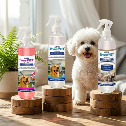 Bruma Perfumada para Perros | Aroma Chuches, Talco y Colonia | AMPER