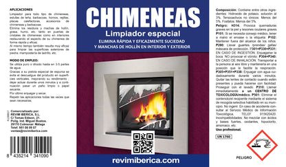 Limpia Chimeneas AMPER - Elimina hollín y residuos fácilmente