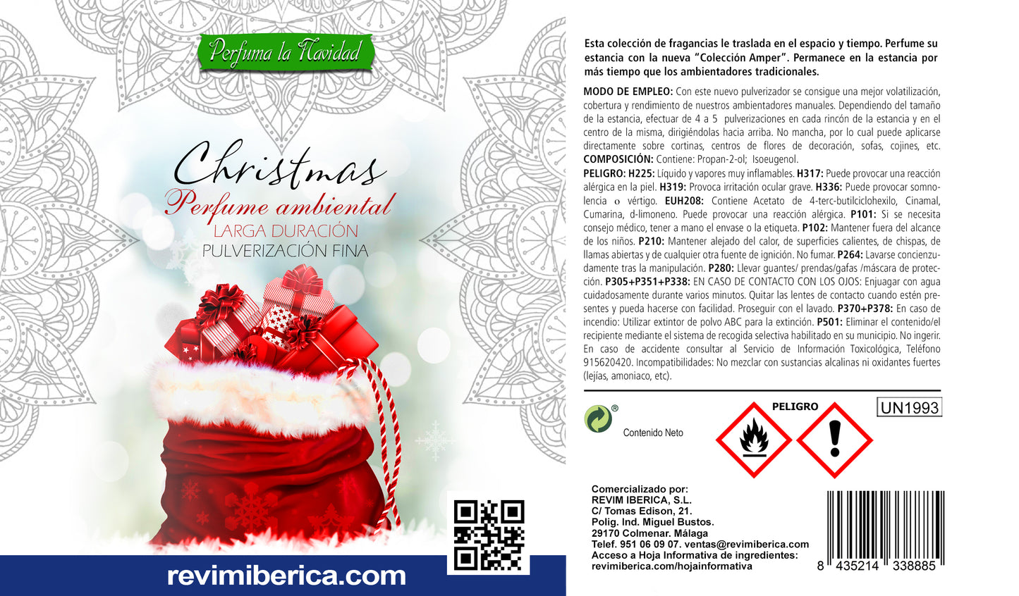 Ambientador aroma a PINO NAVIDAD 🎄 | Perfume ambiental cálido, amaderado y dulce