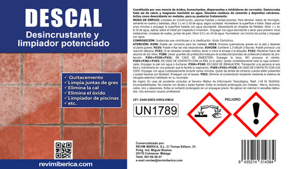 DESCAL | Desincrustante profesional quitacemento y lechada