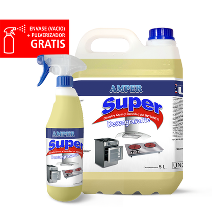 Desengrasante al uso super poderoso – Limpieza profunda y quitamanchas potente