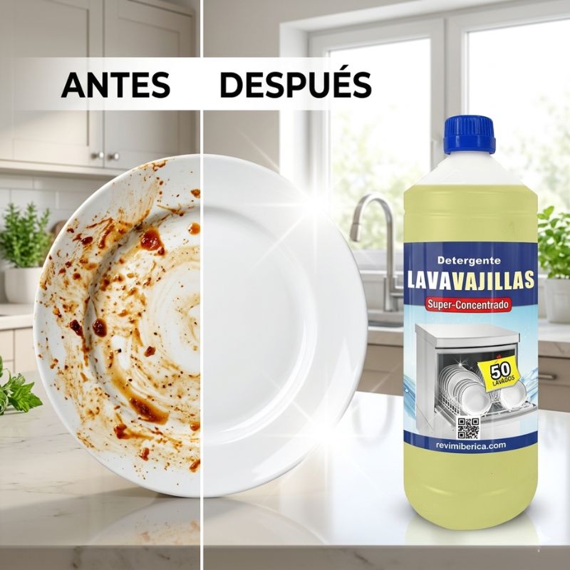 Detergente lavavajillas SUPERCONCENTRADO para máquinas automáticas