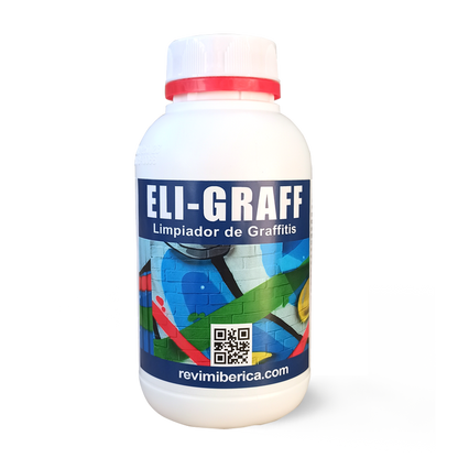 ELI-GRAFF. Eliminador de Grafitis. Limpiador de superficies de todo tipo de manchas de rotulador, tintas, pulimentos y cichles.