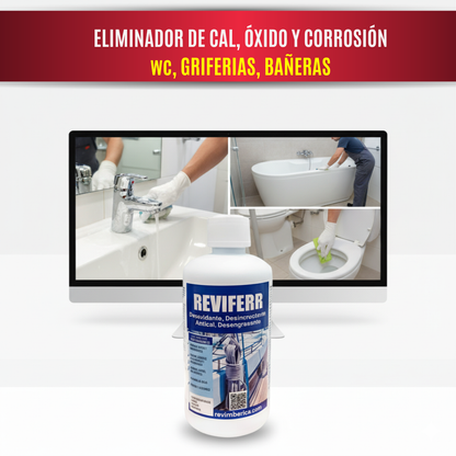 REVIFERR - limpiador de hélices de barcos - Desoxidante, Desincrustante, Antical y Desengrasante