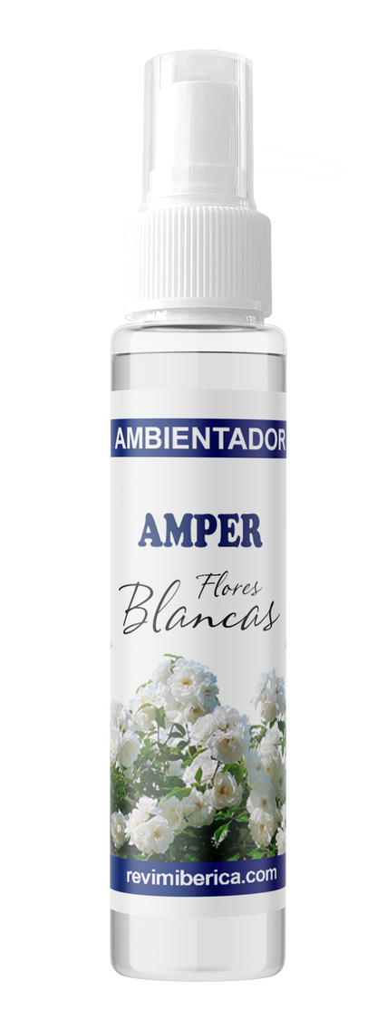 Ambientador de Flores Blancas AMPER | Aroma floral fresco y elegante