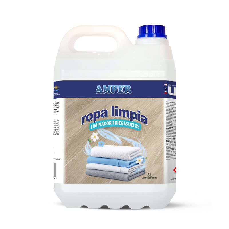 Limpiador de suelos con aromas concentrados AMPER – Limpieza brillante y aroma duradero