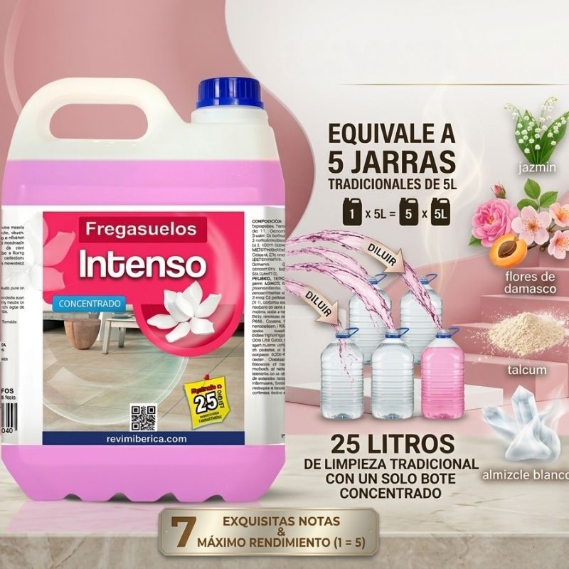 Fregasuelos INTENSO – Aroma floral elegante con notas cítricas y fondo ambarado | AMPER
