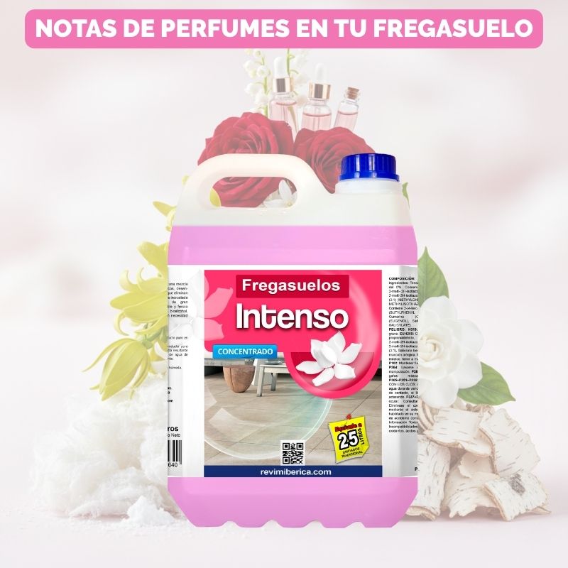 Fregasuelos INTENSO – Aroma floral elegante con notas cítricas y fondo ambarado | AMPER