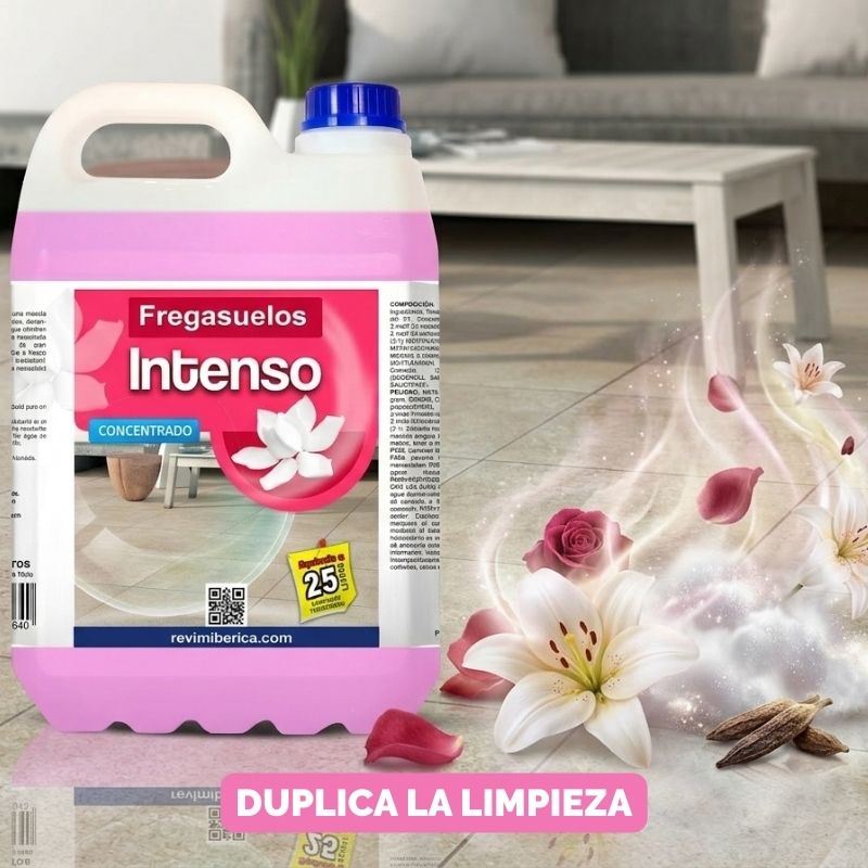 Fregasuelos INTENSO – Aroma floral elegante con notas cítricas y fondo ambarado | AMPER