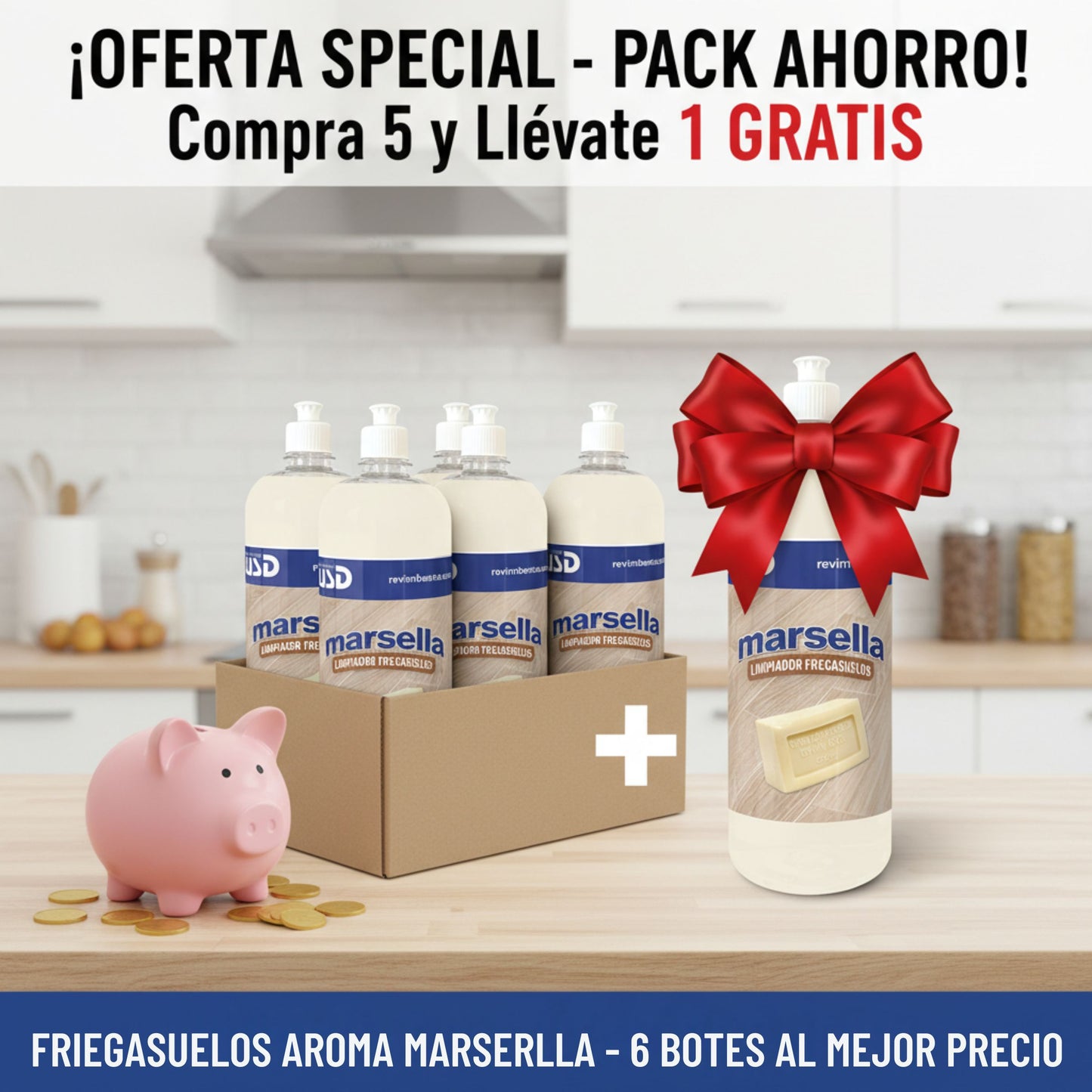 Limpiador de suelos con aromas concentrados AMPER – Limpieza brillante y aroma duradero