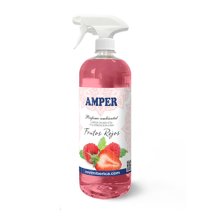 Ambientador aroma FRUTOS ROJOS | Aroma dulce y revitalizante. Concentrado, permanente. FRUTOS ROJOS