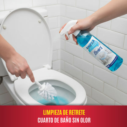 Limpiador de Baños AMPER – Lavabos, Retretes y Azulejos | Limpieza profunda y brillo