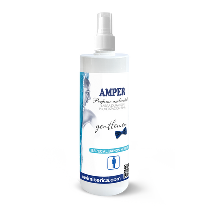 Ambientador AMPER GENTLEMEN | Aroma masculino para baño – Fresco, marino y duradero
