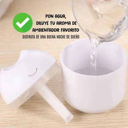 Humidificador con Pack de 2 Recambios de Ambientador – 250 ml cada uno