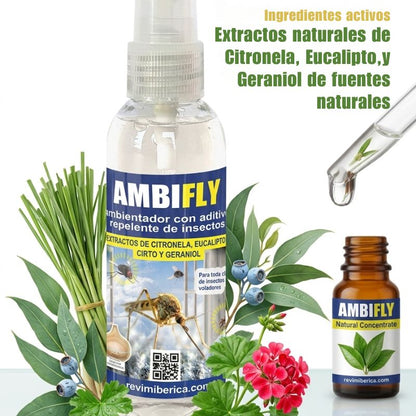 Ambientador Natural Antimosquitos AMBIFLY – Citronela y Eucalipto