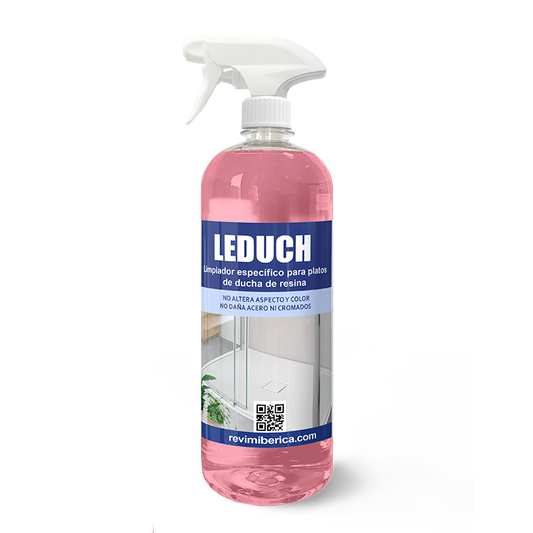LEDUCH. Limpiador para platos de ducha de resina y superficies esmaltadas. Desoxidante para Baños.