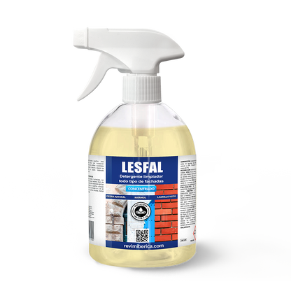 LESFAL AMPER limpiador de fachadas que elimina cal, hollín y polución antes de Navidad