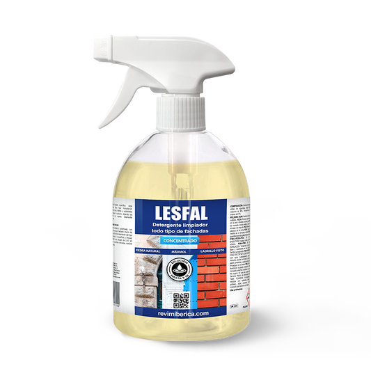 LESFAL AMPER limpiador de fachadas que elimina cal, hollín y polución antes de Navidad