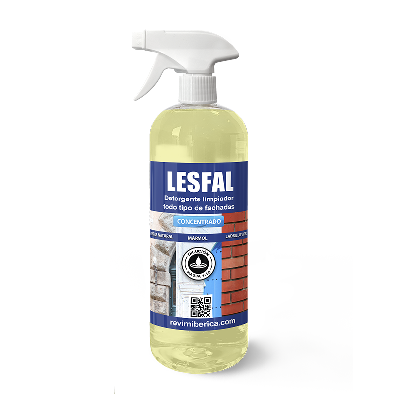 LESFAL AMPER limpiador de fachadas que elimina cal, hollín y polución antes de Navidad