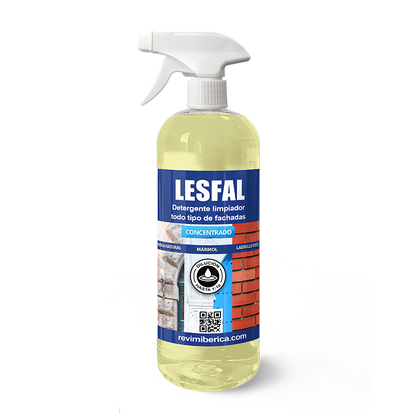 LESFAL AMPER limpiador de fachadas que elimina cal, hollín y polución antes de Navidad