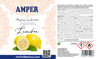 Ambientador Limón para portales – Frescura y limpieza, eliminador de olores