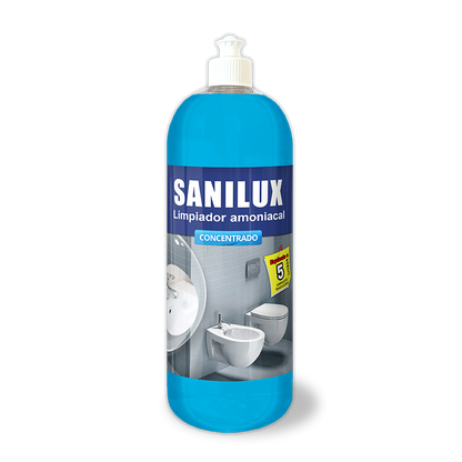 SANILUX | Limpiador Amoniacal Concentrado. Higiene diaria y desinfección profesional para baños