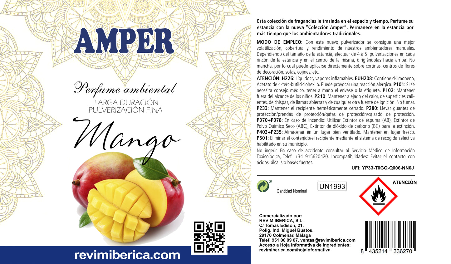 Ambientador de Mango | Aroma Tropical Dulce y Refrescante de Verano