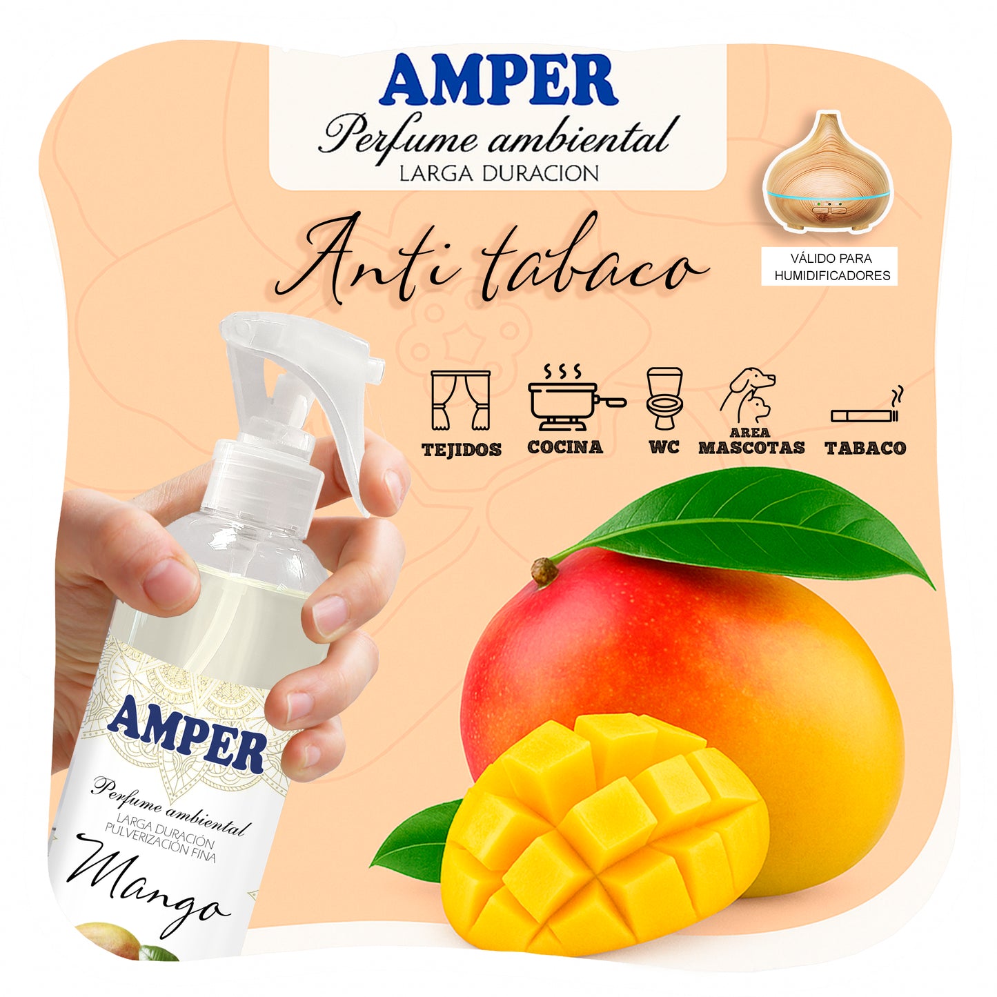 Ambientador de Mango | Aroma Tropical Dulce y Refrescante de Verano