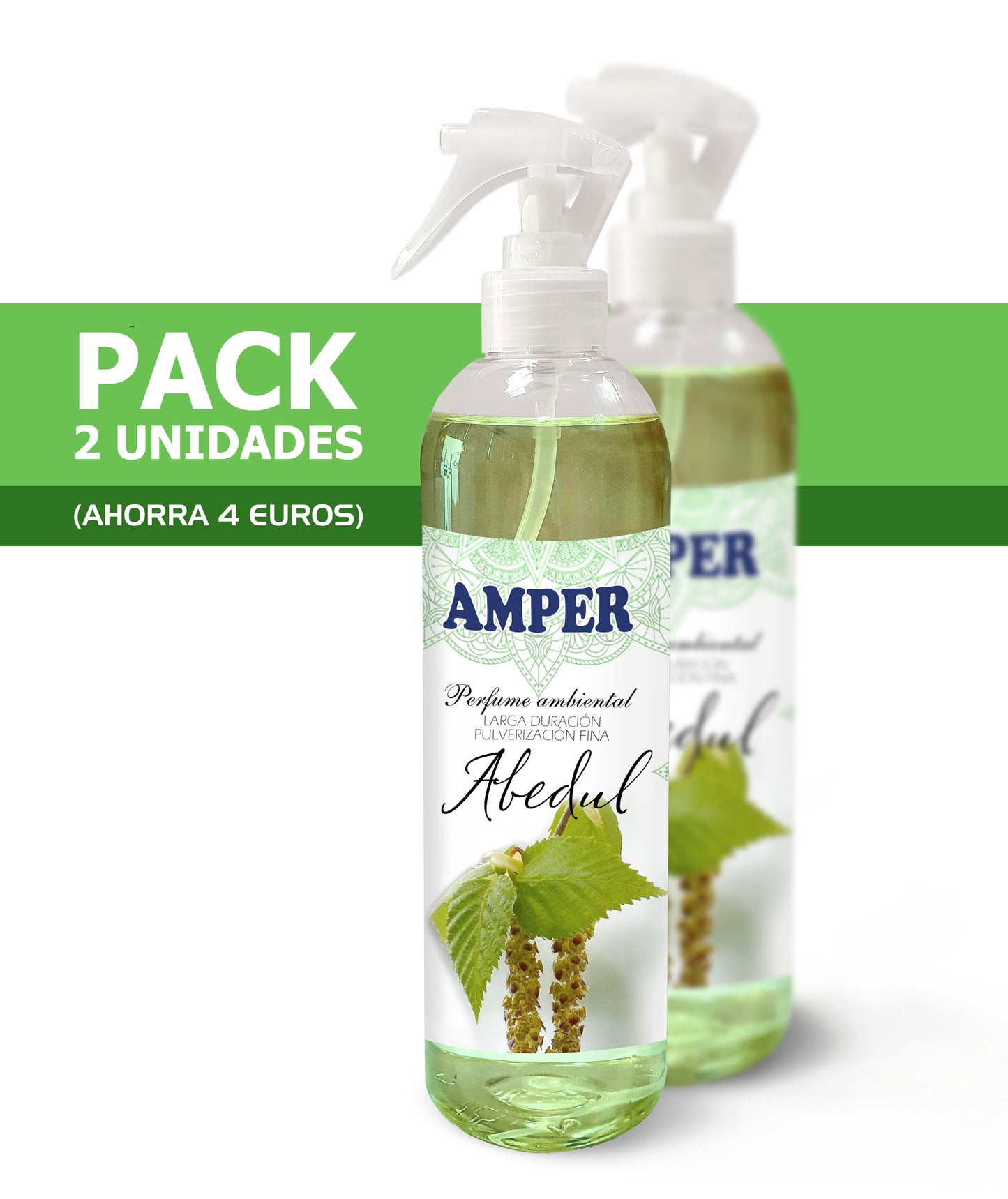 Humidificador con Pack de 2 Recambios de Ambientador – 250 ml cada uno