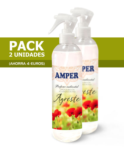 Humidificador con Pack de 2 Recambios de Ambientador – 250 ml cada uno