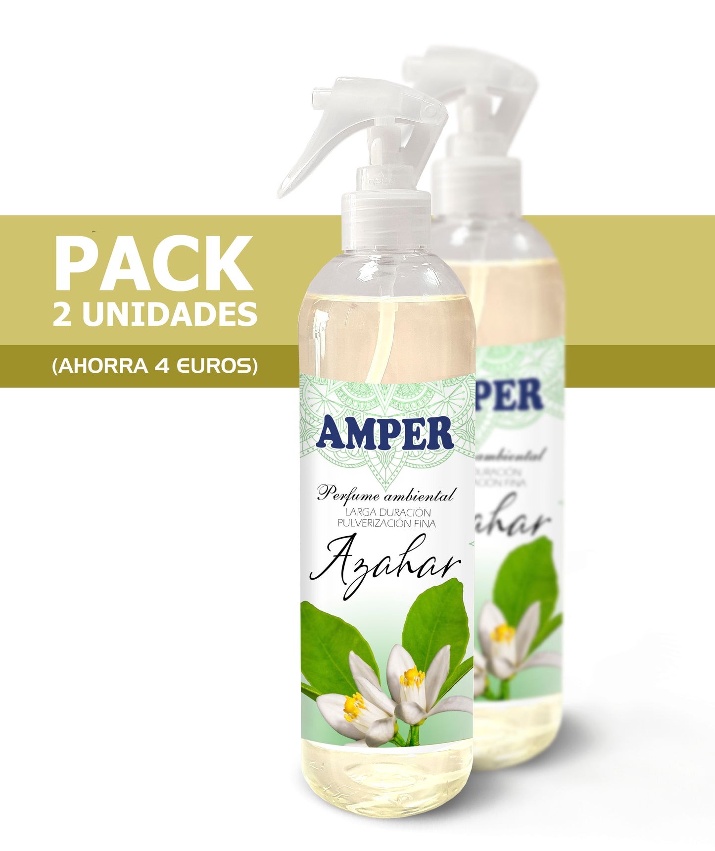Humidificador con Pack de 2 Recambios de Ambientador – 250 ml cada uno